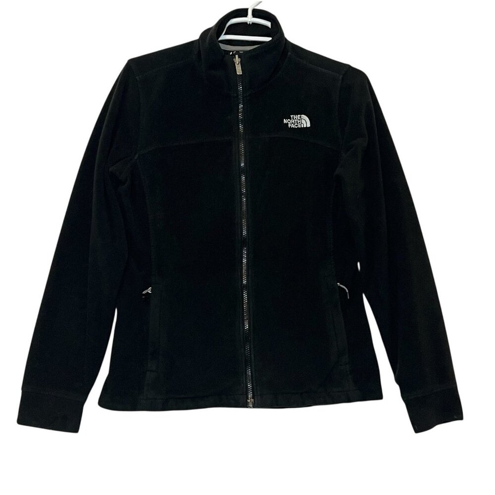 The North Face Full Zip Fleece Jacket Women’s Size Small Black Winter Outdoor